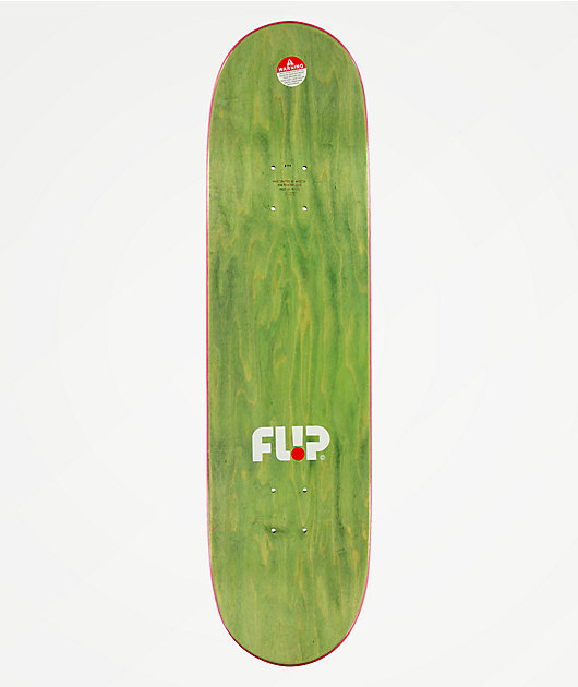 Flip Odyssey Quatro 8.38" tabla de skate blanca
